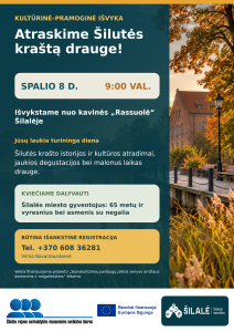 Spalio 8 d. kviečiame į išvyką po Šilutės kraštą!