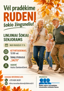 Rudenį pradėkime šokio žingsneliu!