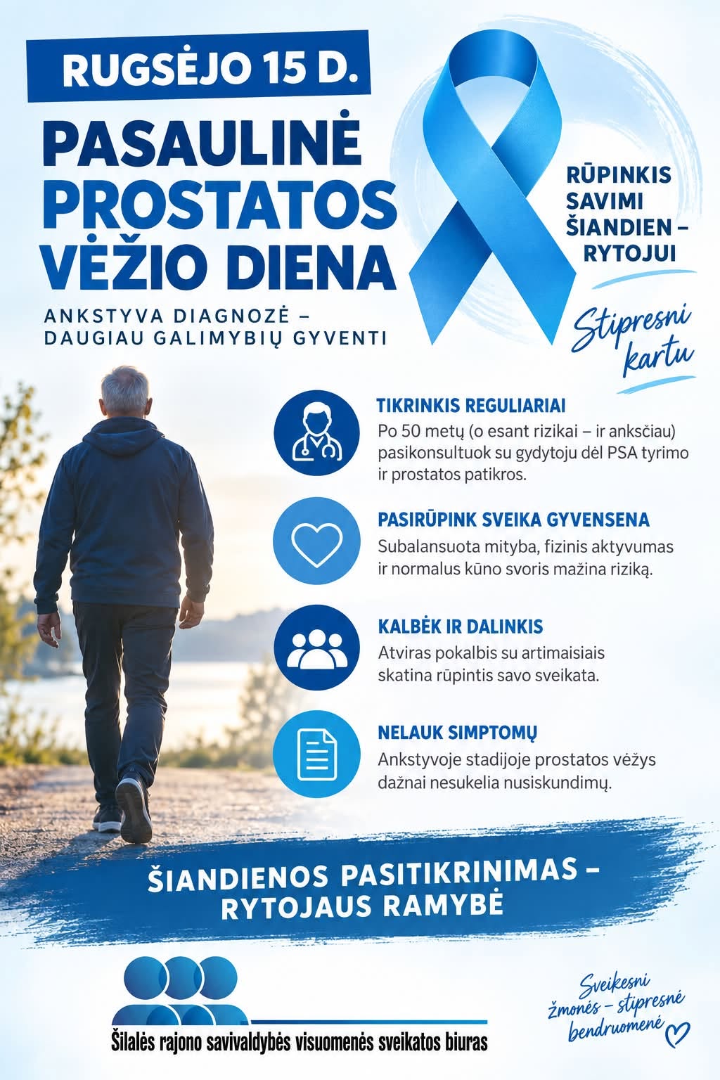 Rugsėjo 15-oji – Pasaulinė prostatos vėžio diena