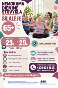 Kviečiame į nemokamą dieninę stovyklą Šilalėje!
