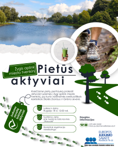 PIETŪS AKTYVIAI – žygis aplink Šilalės miesto tvenkinį