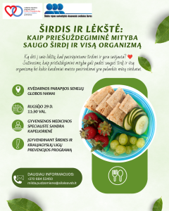 Šeštasis susitikimas pagal Širdies ir kraujagyslių ligų prevencijos programą