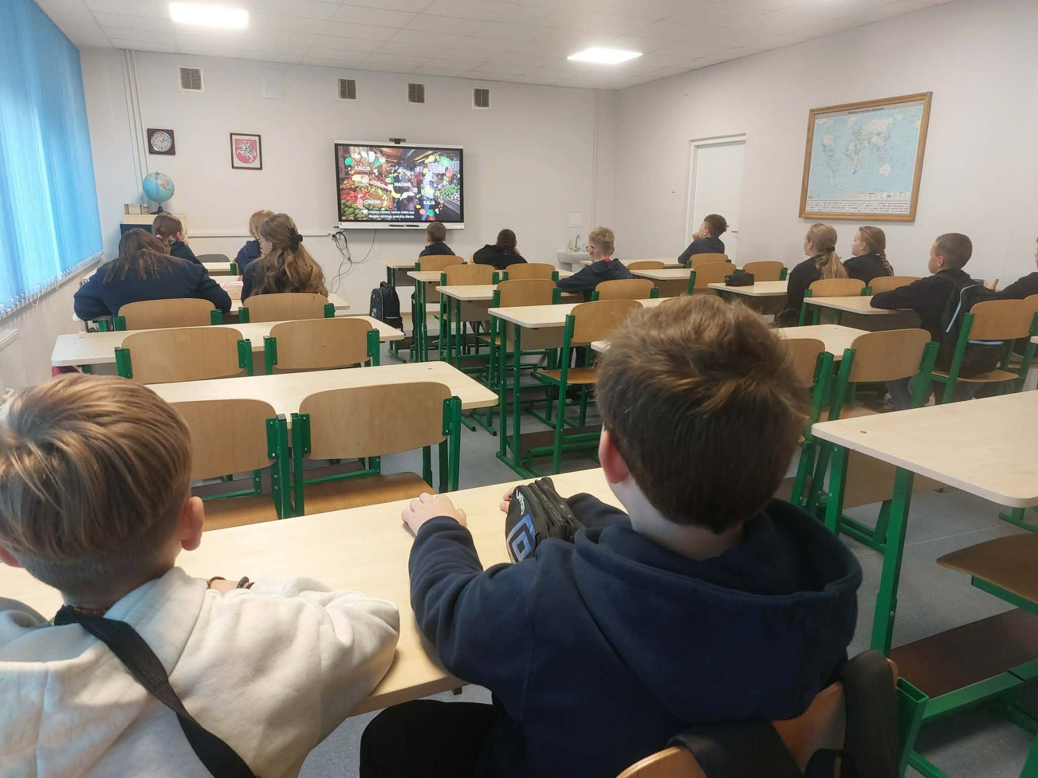 Kaltinėnų gimnazijoje mokiniams vyko pamoka „Maitinkimės sveikai“